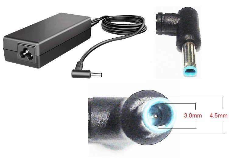 Hp Laptop Adapter 19.5V 3.33A 65W Blue Pin