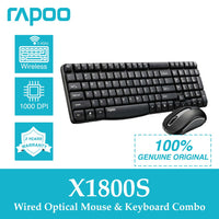Thumbnail for Keyboard and Mouse Wireless Combo  X1800S Rapoo