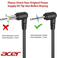 Thumbnail for Acer Laptop Adapter 19V 3.42A 65W Small Pin