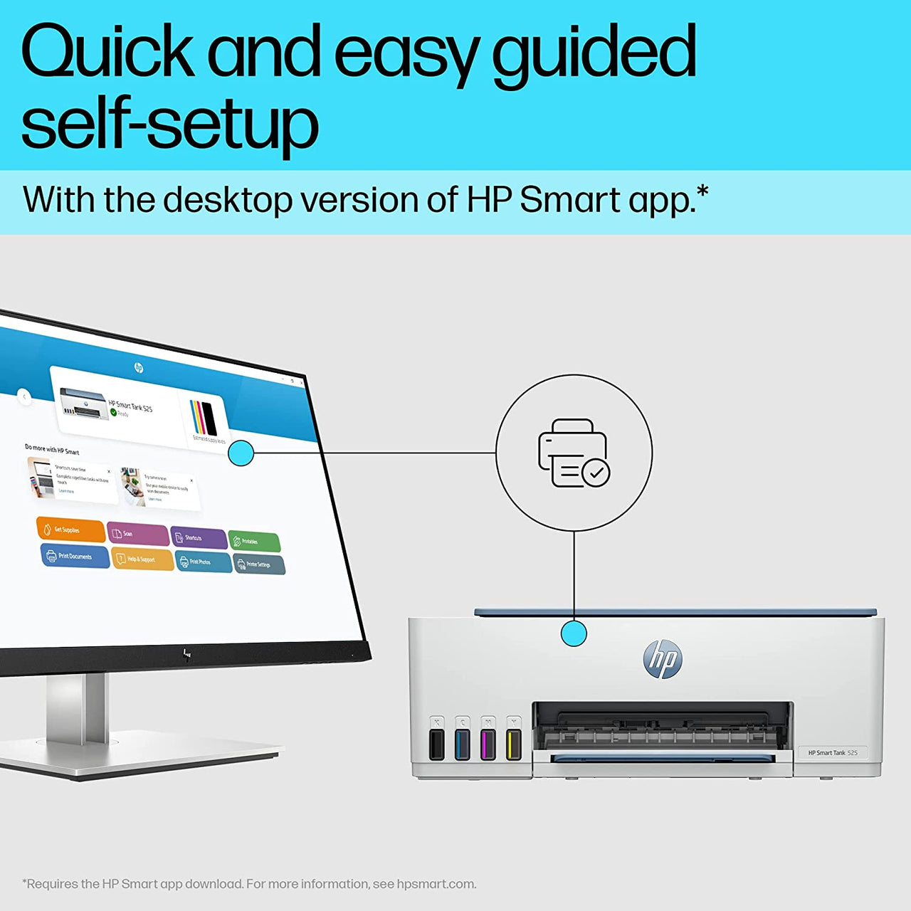Hp Smart Tank 525 All In One Printer