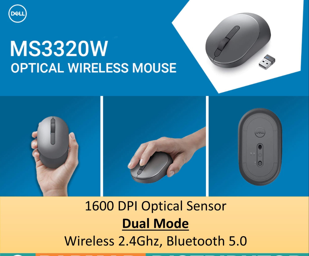 MOUSE DELL WIRELESS MS 3320