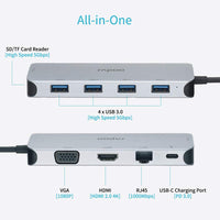 Thumbnail for Rapoo Multifunction Adapter 10 In 1 XD200c