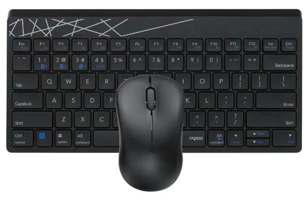 Keyboard and Mouse Multi Mode Wireless 8000M Rapoo