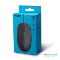 Thumbnail for Mouse Wired Opticle Usb N100 Rapoo