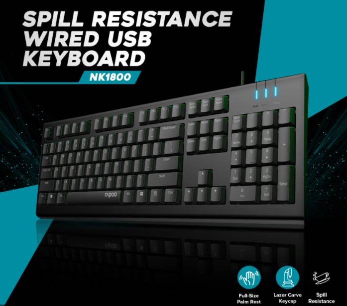 Keyboard Wired Rapoo NK 1800