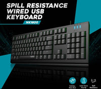 Thumbnail for Keyboard Wired Rapoo NK 1800