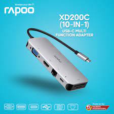 Rapoo Multifunction Adapter 10 In 1 XD200c
