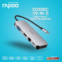 Thumbnail for Rapoo Multifunction Adapter 10 In 1 XD200c